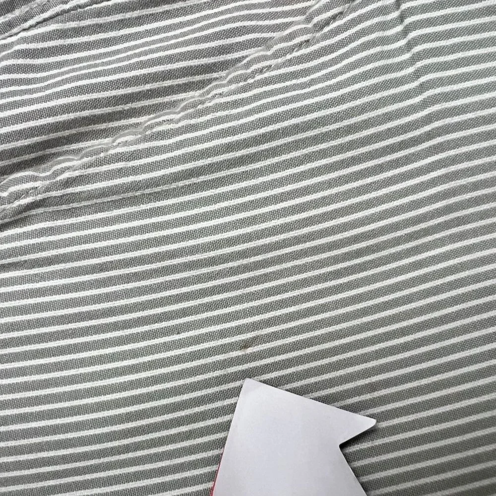 J. Crew Shorts Men's Size 36 Grey White Striped Flat Front Club Bermudas